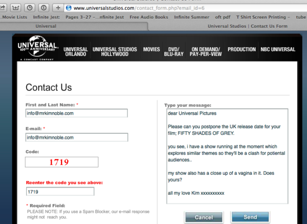 email to universal pictures